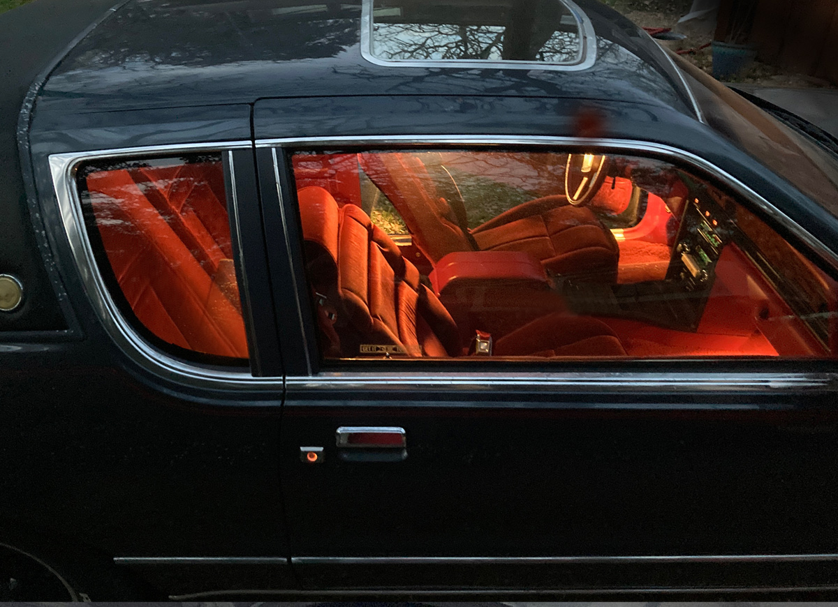 1983 Cougar Red Cloth Interior