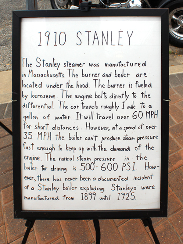 1910 Stanley Steamer