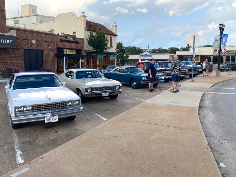 Austin County Cruisers Gathering Square