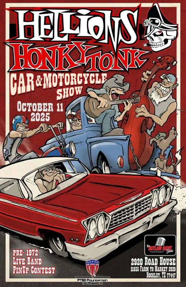 Hellions & Honky Tonk car show