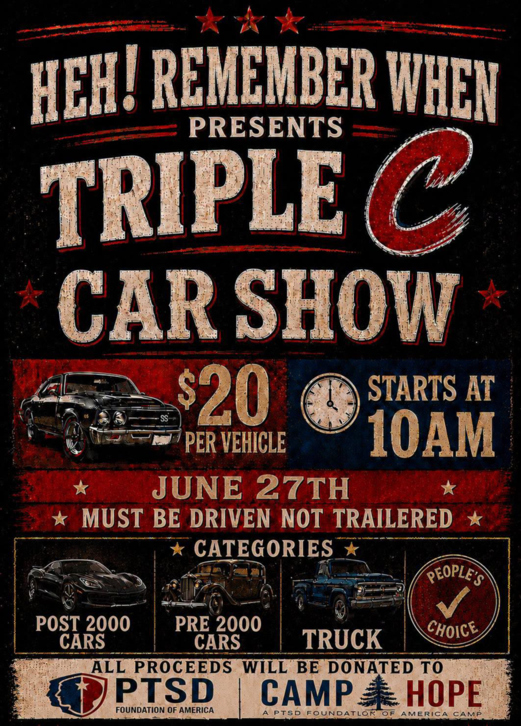 Triple C Car Show Fayetteville HEH